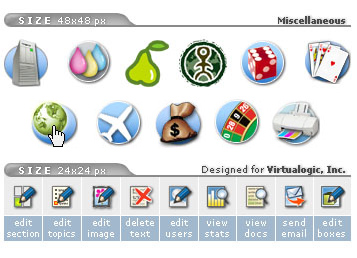 Icon Design, Icon Design Portfolio, Icon Design for WinXP